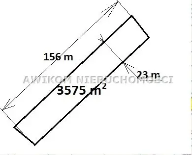 Działka budowlana 3 575 m², Skierniewice, Mokra Lewa