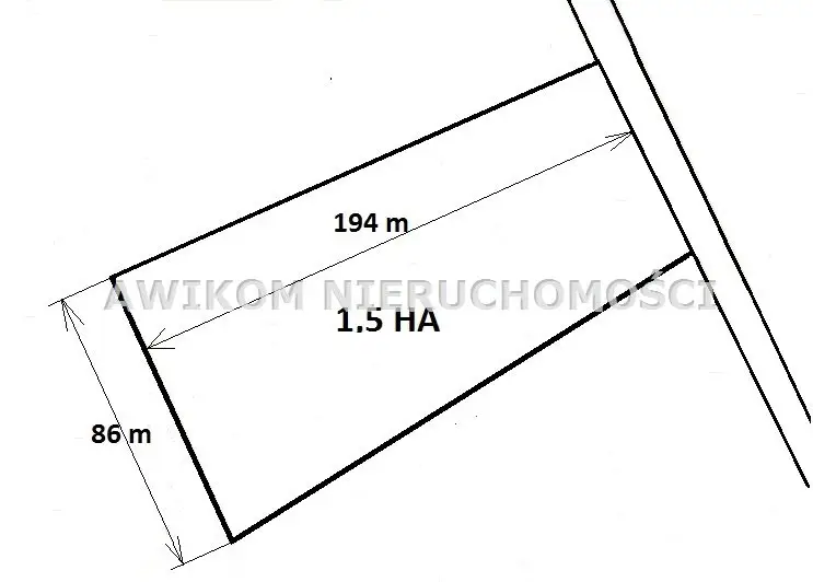 Działka inwestycyjna 1,5 ha, Bełchów