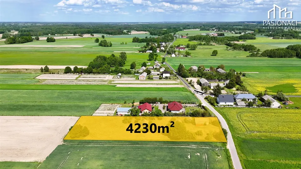 Działka siedliskowa 4 230 m², Bekiesza
