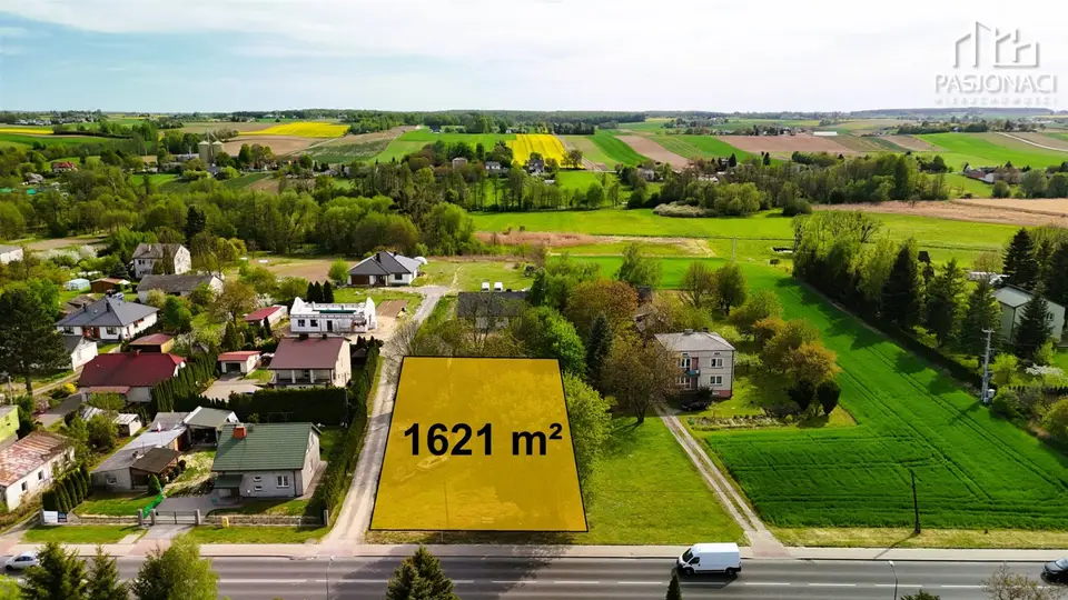 Działka budowlana, siedliskowa i inwestycyjna 1 621 m², Garbów