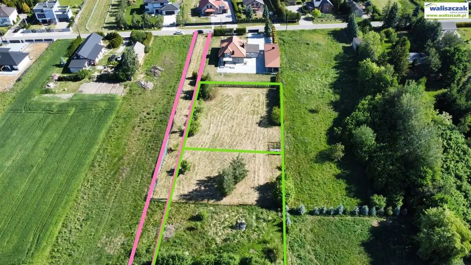 Działka budowlana 1 581 m², Siomki