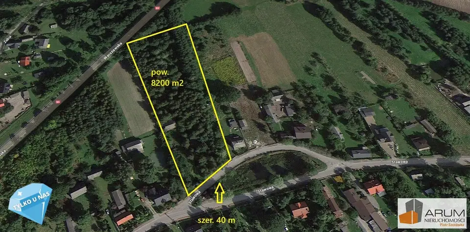 Działka budowlana i rolna 8 200 m², Lipicze