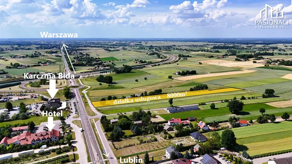 Działka inwestycyjna 8 000 m², Bogucin