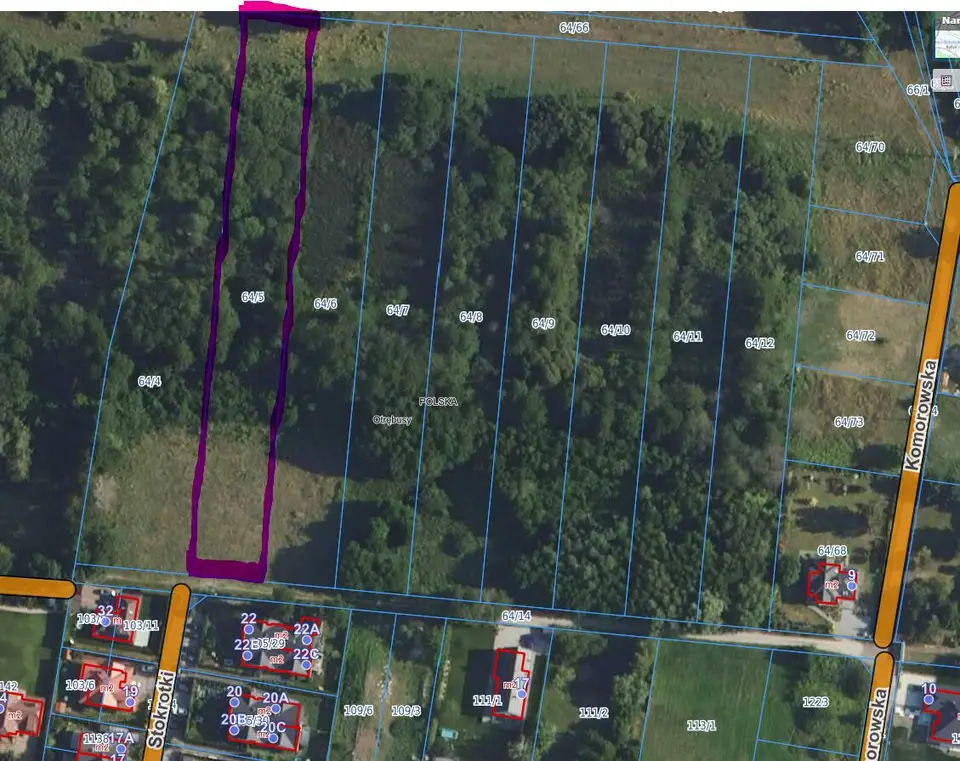 Działka inwestycyjna 4 000 m², Otrębusy