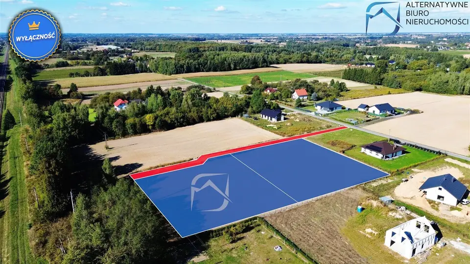 Działka budowlana 3 000 m², Motycz Leśny