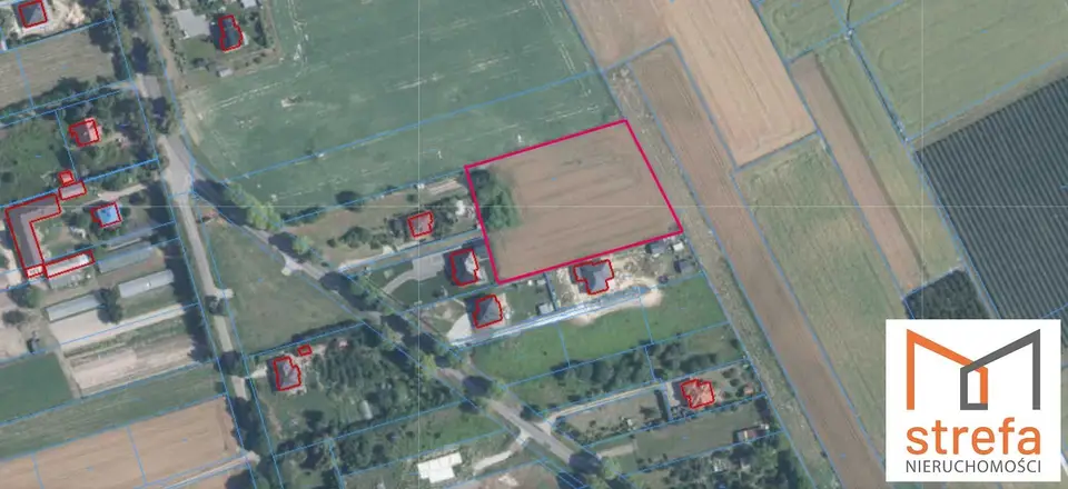 Działka budowlana 6 185 m², Krasienin-Kolonia