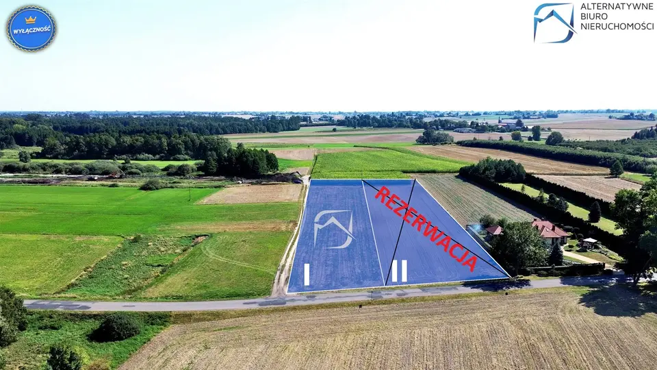 Działka budowlana 5 114 m², Moszenki