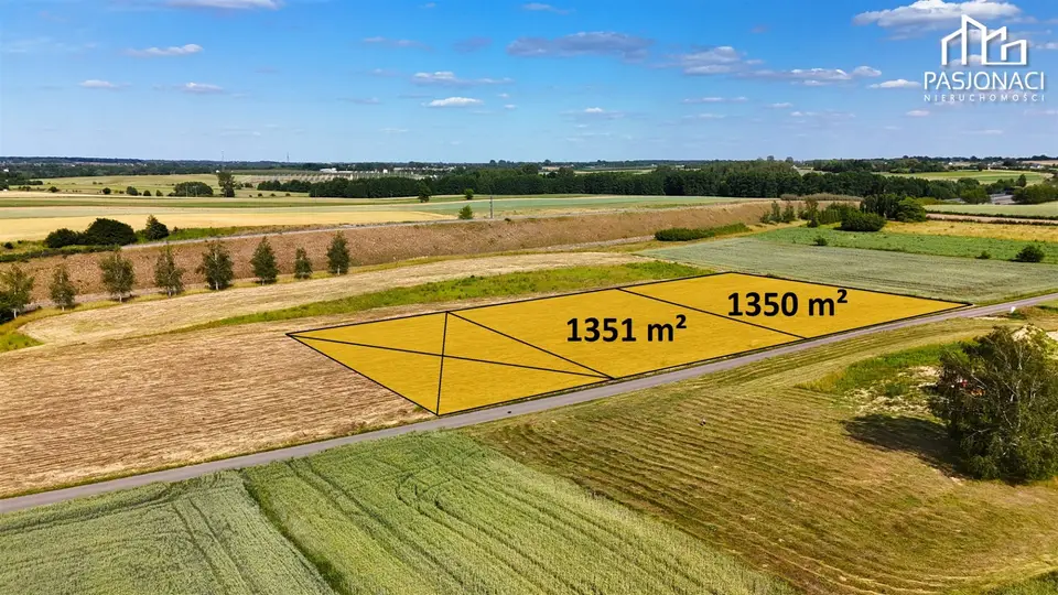 Działka budowlana 1 351 m², Sieprawice