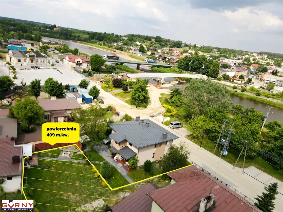 Działka budowlana 409 m², Sulejów