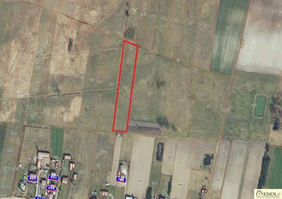 Działka budowlana 4 600 m², Łazy