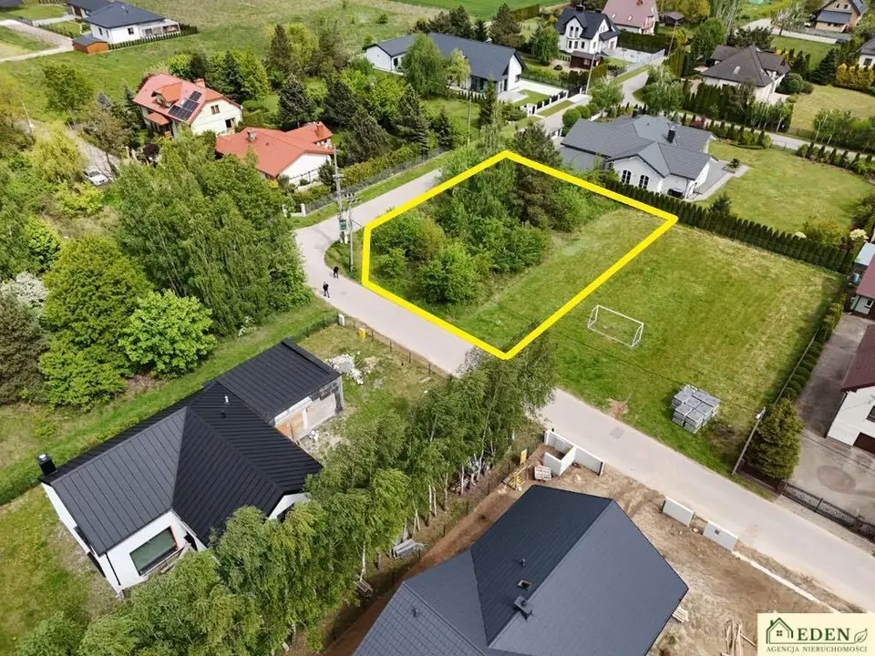 Działka budowlana 899 m², Żelków-Kolonia