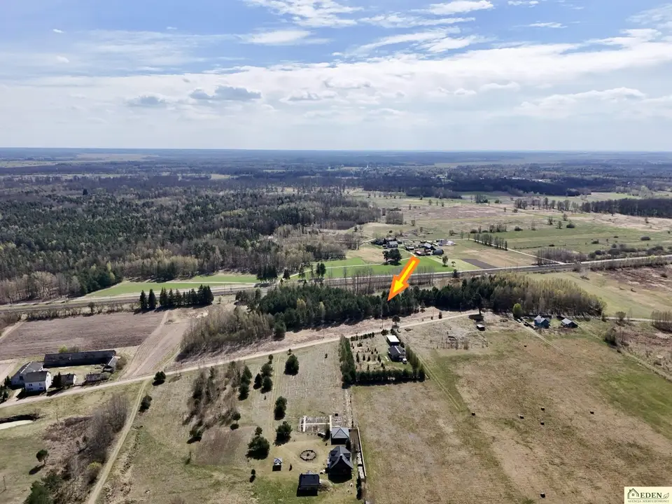 Działka budowlana 1 000 m², Skruda