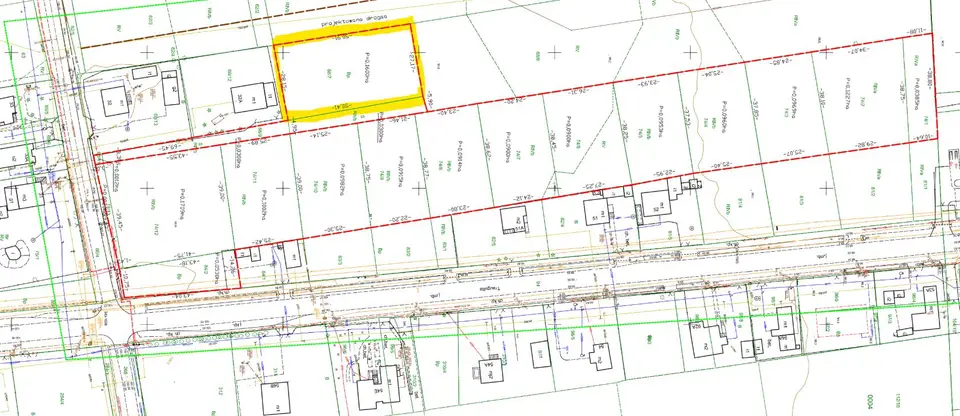 Działka inwestycyjna 1 600 m², Chrzanów Duży