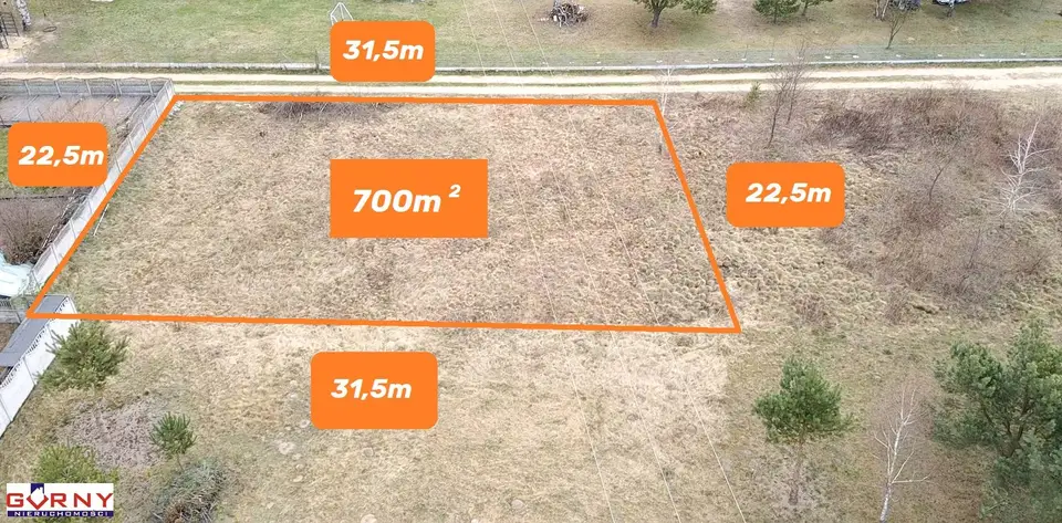 Działka budowlana 700 m², Sulejów, Dobra Woda