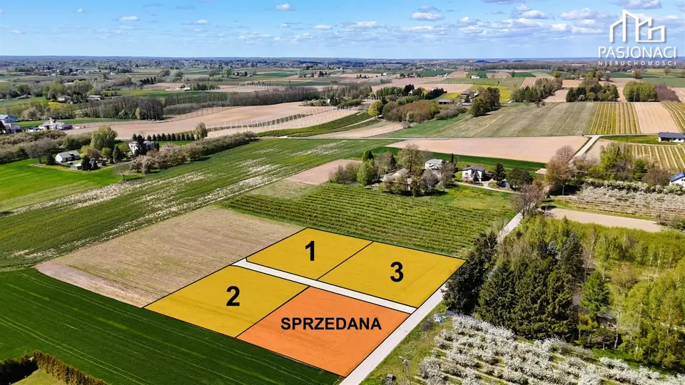 Działka budowlana 1 234 m², Czesławice
