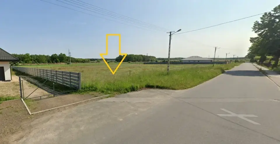 Działka budowlana 1 863 m², Męcka Wola