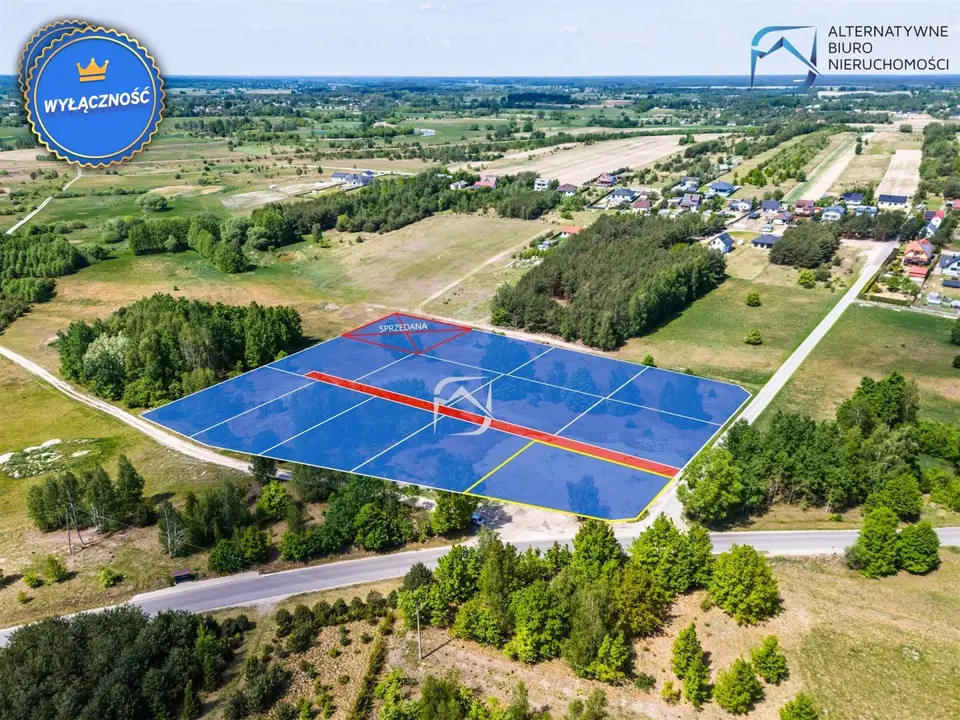 Działka budowlana 1 055 m², Pałecznica