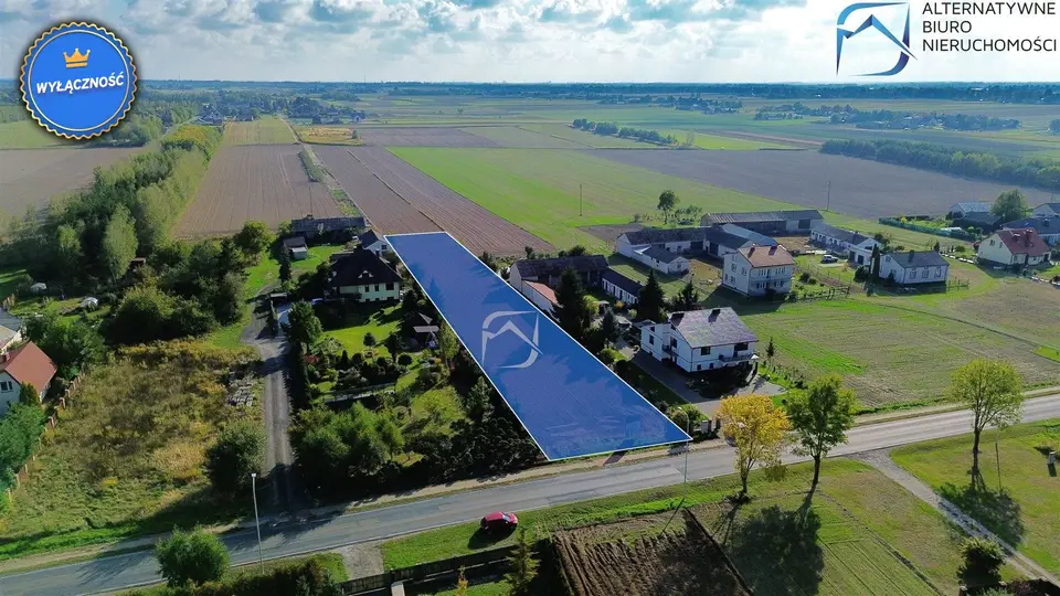 Działka budowlana 2 515 m², Rudka Kozłowiecka