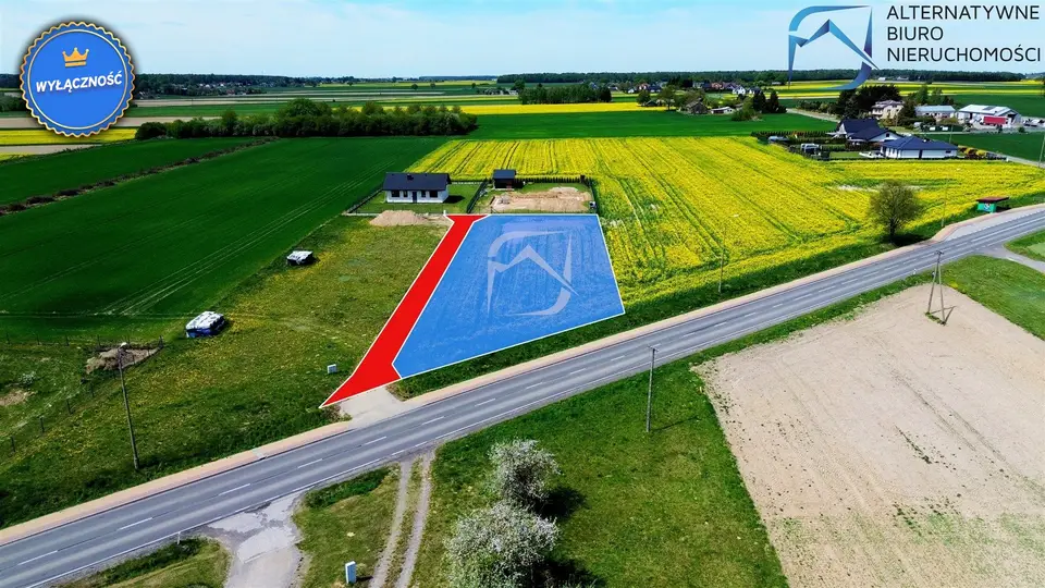 Działka budowlana 1 811 m², Bystrzyca Nowa