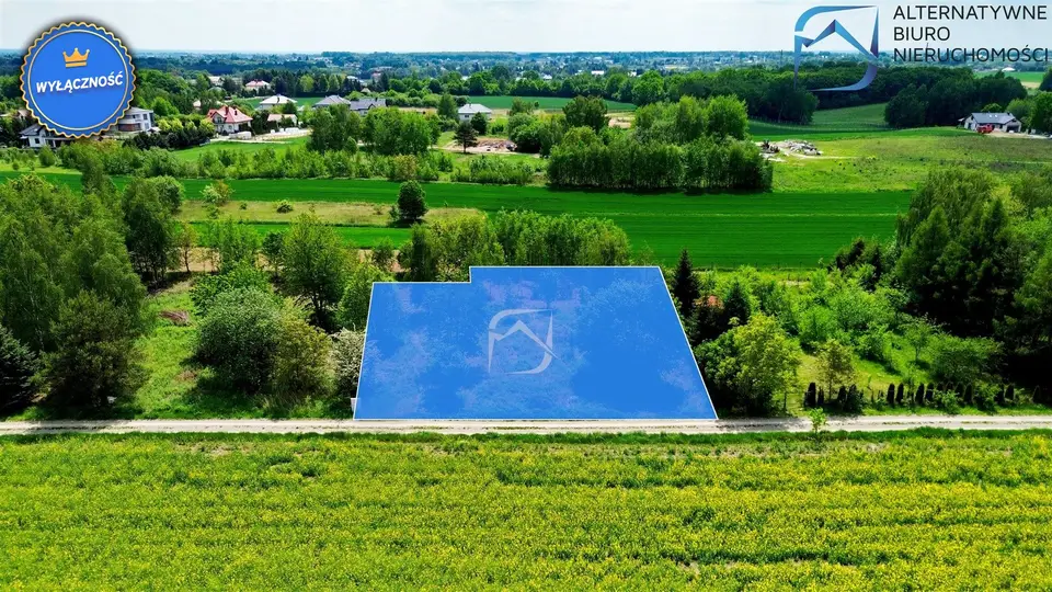 Działka budowlana 1 623 m², Konopnica