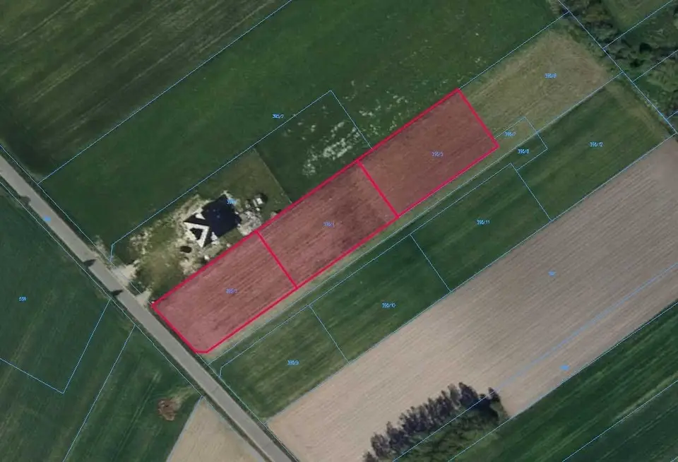 Działka budowlana 1 300 m², Bogumiłów