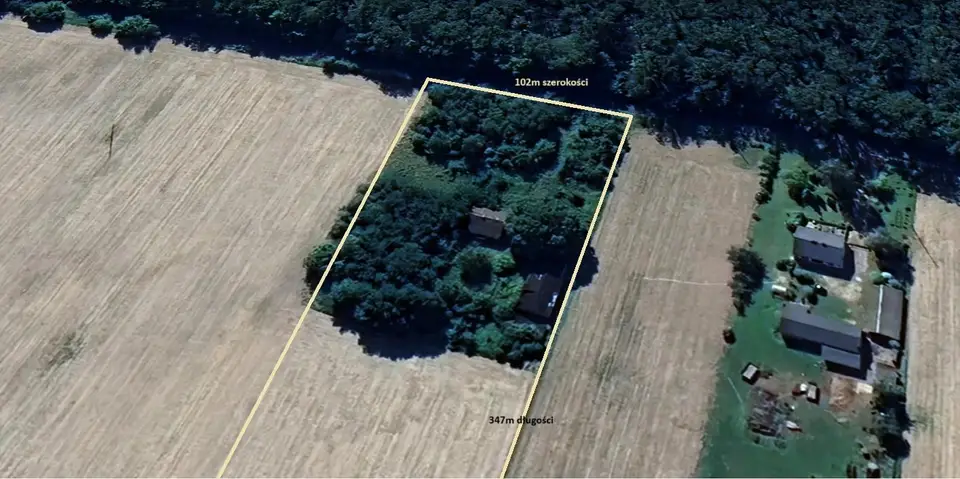 Działka budowlana 3,51 ha, Krępa