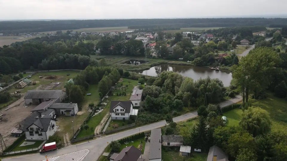 Działka budowlana 1 456 m², Męcka Wola