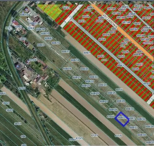 Działka budowlana 652 m², Pstrokonie