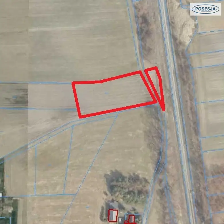 Działka budowlana i rolna 3 750 m², Łuków Śląski
