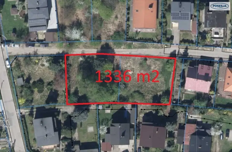 Działka budowlana 1 336 m², Rybnik, Orzepowice