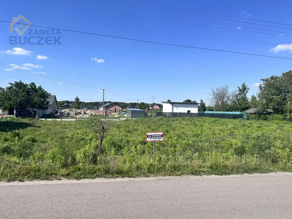 Działka budowlana 1 652 m², Żuków
