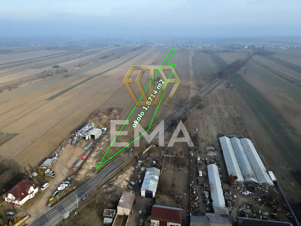 Działka rolna 1,87 ha, Radostków