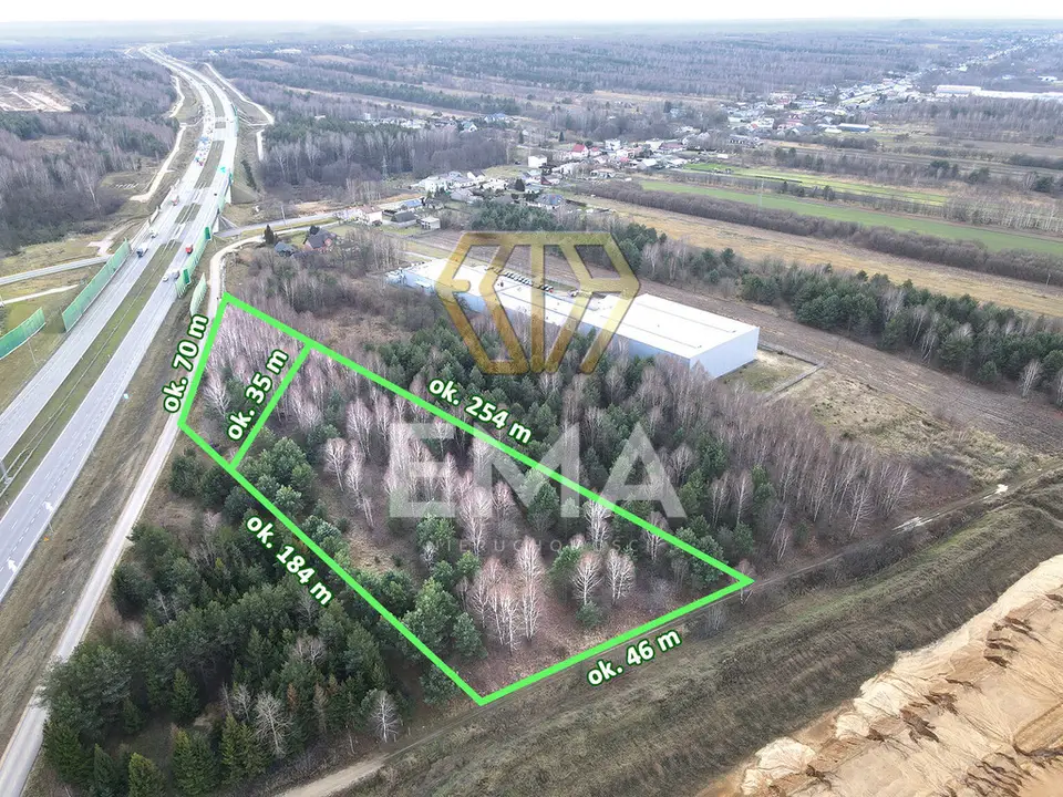 Działka rolna 8 583 m², Szarlejka
