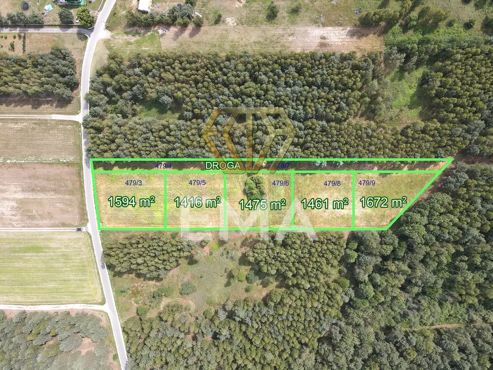 Działka budowlana 1 594 m², Michałopol