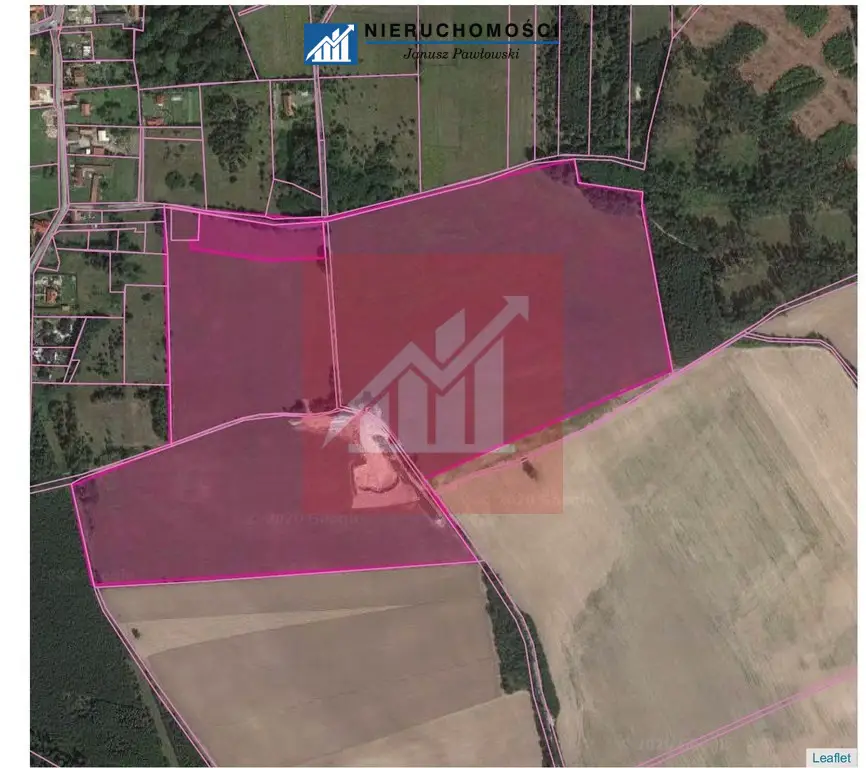 Działka inwestycyjna 25,64 ha, Raszówka