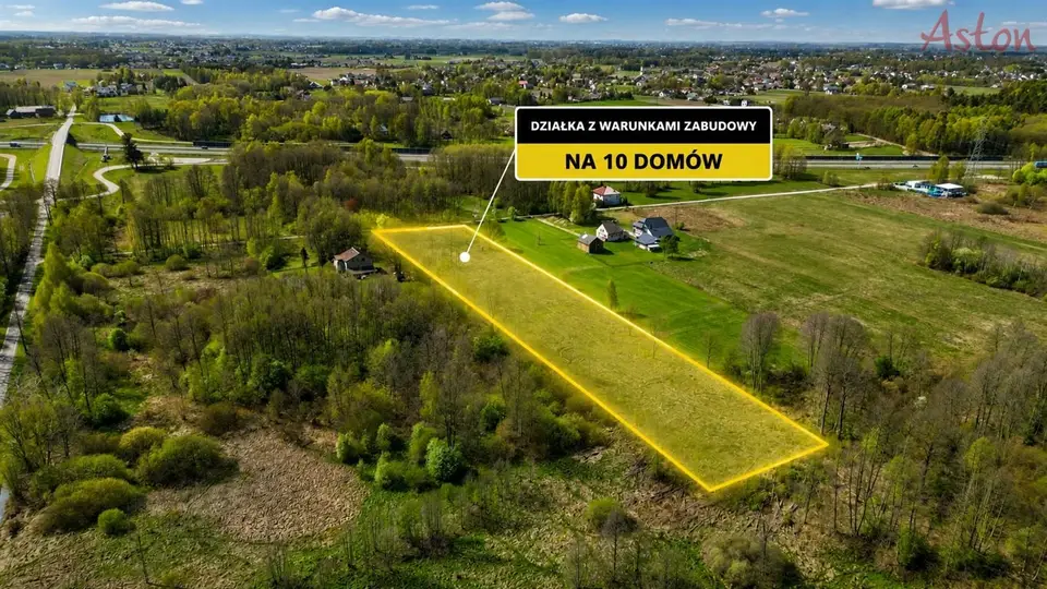 Działka budowlana 9 123 m², Gilowice