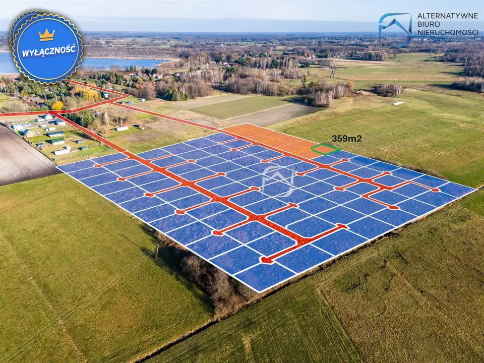 Działka rekreacyjna 359 m², Sumin