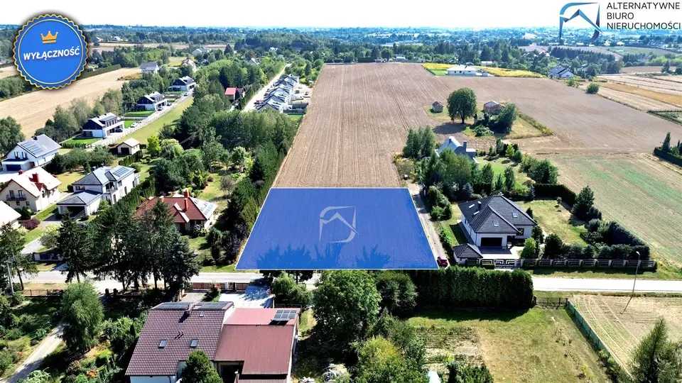 Działka budowlana 1 875 m², Jakubowice Konińskie-Kolonia