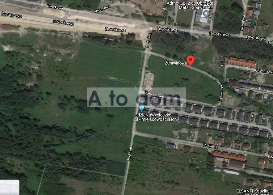 Działka budowlana 1 566 m², Kobyłka