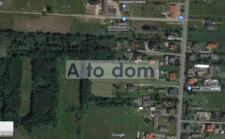 Działka budowlana 1 204 m², Guzowatka