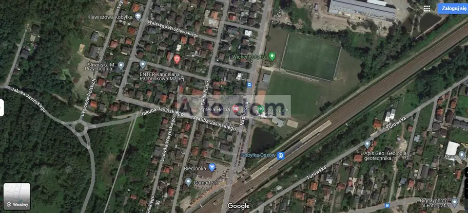 Działka budowlana 1 814 m², Kobyłka