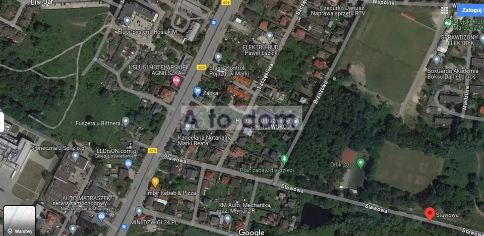 Działka inwestycyjna 389 m², Marki