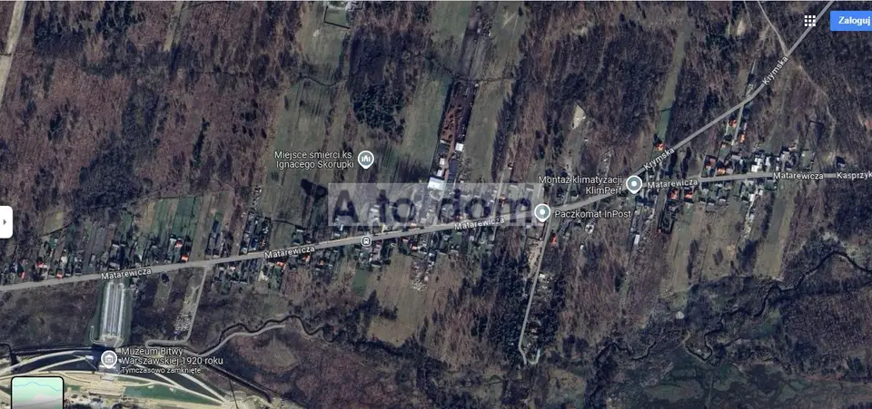 Działka rolna 1 070 m², Ossów