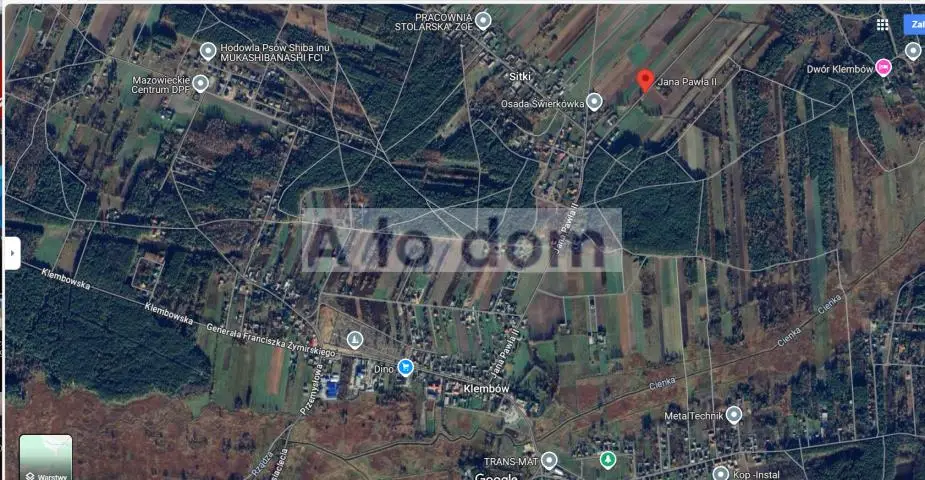 Działka budowlana i rolna 7 200 m², Sitki