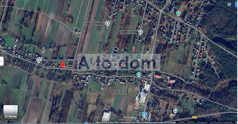 Działka rolna 5 600 m², Lipka