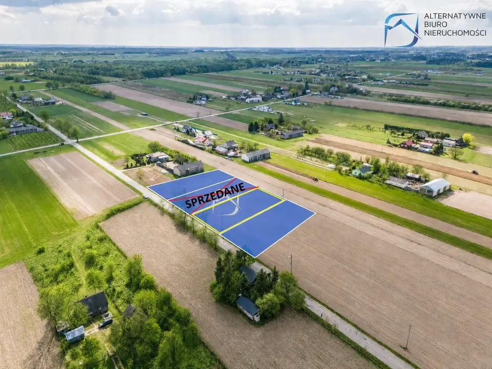 Działka budowlana 1 504 m², Siedliska
