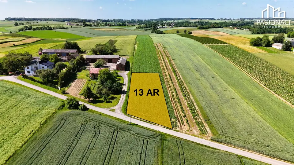Działka budowlana, siedliskowa i inwestycyjna 1 299 m², Garbów