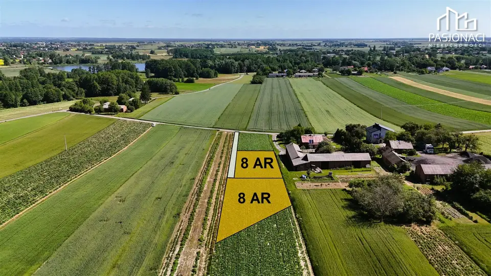 Działka budowlana, siedliskowa i inwestycyjna 815 m², Garbów