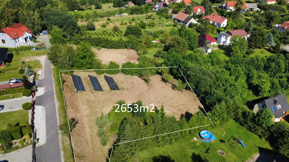 Działka budowlana 2 653 m², Witoszów Górny