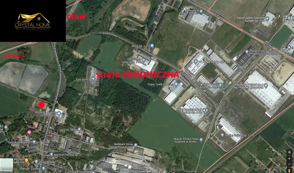 Działka inwestycyjna 2 531 m², Żarów
